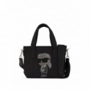 KARL LAGERFELD - Ikon Rhinestone Sm Shopper - 999 - A3W50023/999