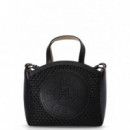 KARL LAGERFELD - K Circle Sm Tote Woven - 999 - A3W30062/999