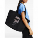KARL LAGERFELD - Ikon Rhinestone Shopper - 999 - A3W50016/999