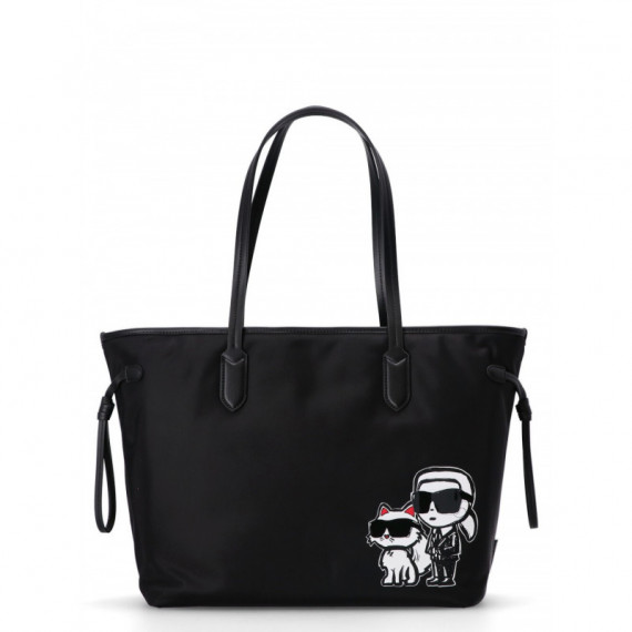 KARL LAGERFELD - Ikon Nylon Sketch Duo Tote - 999 - A2W30179/999