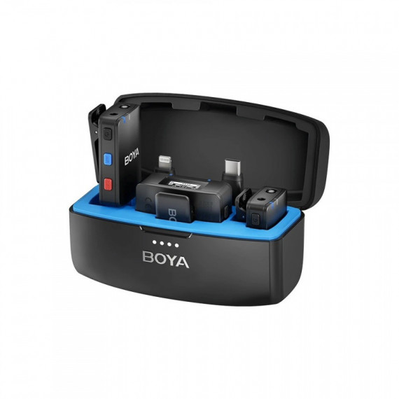 Micrófono Inalámbrico BOYA Conexión Usb-c y Cable Trss 3,5MM