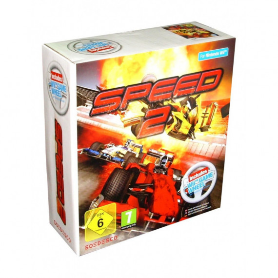 Speed 2 Racing Wheel Wii BADLAND GAMES Speed 2 Racing Wheel Wii BADLAND GAMES