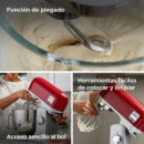 KENWOOD KMX750 Robot Cocina Amasadora 1.000W 5L Rojo