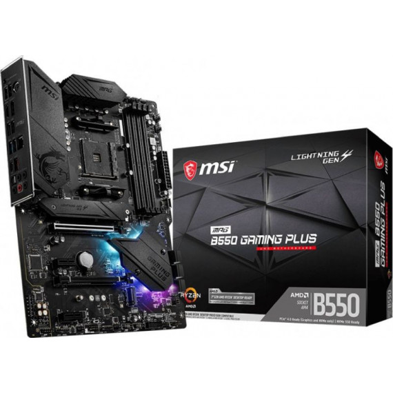 MSI Placa Base B550 Gaming Plus Socket AM4 3RD Gen Amd Ryzen/ 4X DDR4