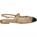 sin Talon Trenzada Negro+platino  CHANTAL