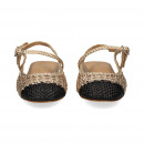 sin Talon Trenzada Negro+platino  CHANTAL