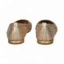 Bailarina Trenzada Negro+platino  CHANTAL