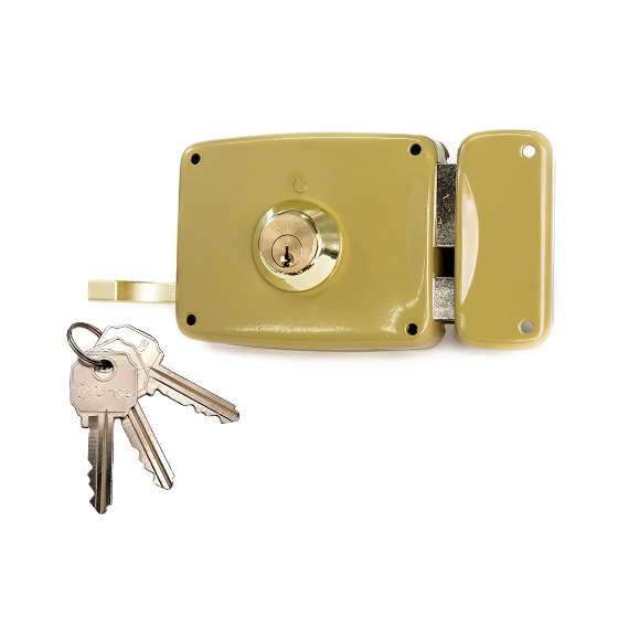 Cerradura De Sobreponer Izquierda 80 Mm - Modelo 125