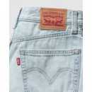 Pantalones Mujer Shorts Levi's® Lino+ Denim High Rise Baggy Luxury Trip  LEVI'S
