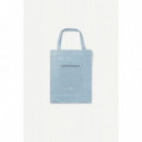 Bolsos Bolso Shopper SAMSØE SAMSØE Saluca Light Blue Denim