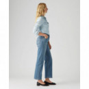 Vaqueros Mujer Vaqueros Levi's® Ribcage Straight Ankle Cool Invite  LEVI'S