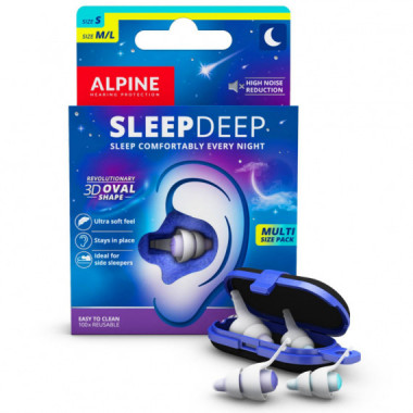 Tapones Oidos Filtro Auditivo Sleepdeep ALPINE 2