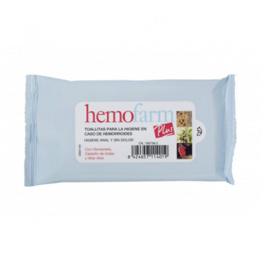 Toallitas Hemofarm Hemorroide  DIAFARM