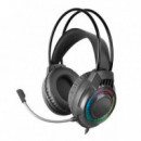 Auriculares Gaming con Micrófono Diadema Negro MARS GAMING