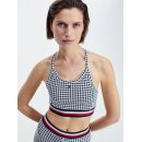 Light Intensity Houndstooth Bra Black /  TOMMY HILFIGER