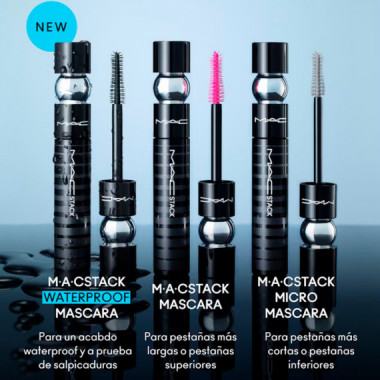 M&middot;a&middot;cstack Waterproof
m&aacute;scara de Pesta&ntilde;as  MAC