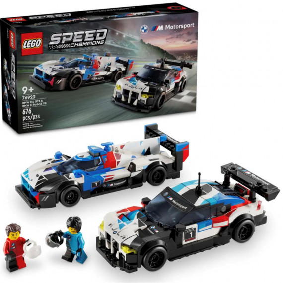 LEGO 76922 Bmw M4 GT3 & Bmw M Hybrid V8 Race Cars