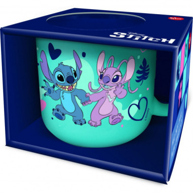 Taza Stitch y Angel Disney 335 ml