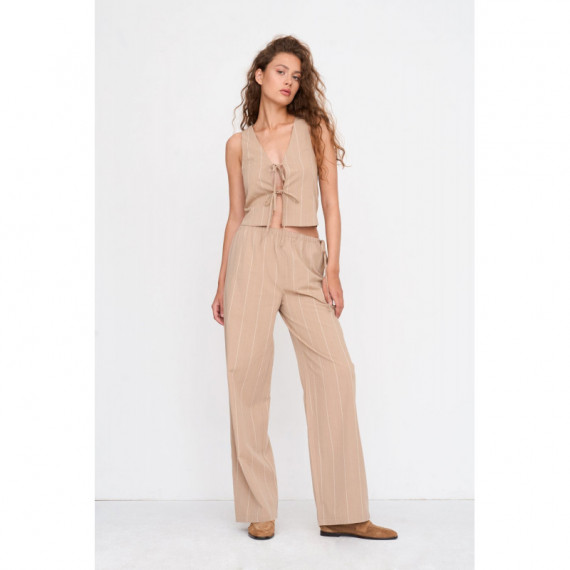 Pantalones Mujer Pantalones 24COLOURS 60910 Beige