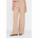 Pantalones Mujer Pantalones 24COLOURS 60910 Beige
