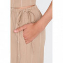 Pantalones Mujer Pantalones 24COLOURS 60910 Beige