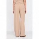 Pantalones Mujer Pantalones 24COLOURS 60910 Beige