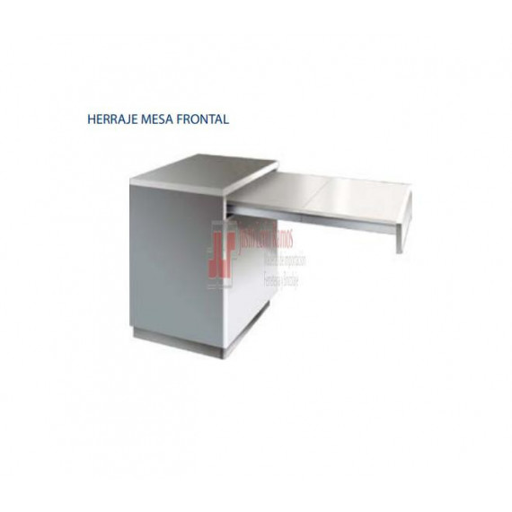 Herraje Mesa Extraible Frontal