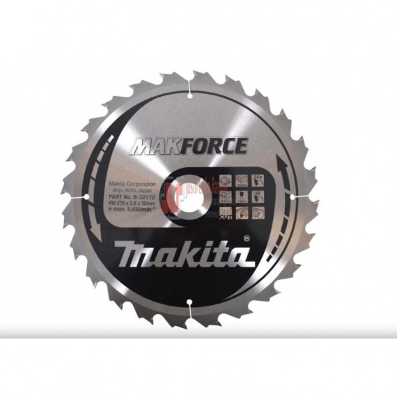 Disco Makita Widia 270x30x24d Madera B-32172