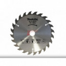 Disco Makita Widia 165x20x24d Madera D-03333