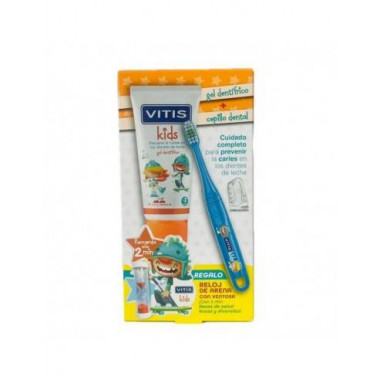Vitis Kids Gel Dentifrico + Cepillo + Gadget 1 E  DENTAID
