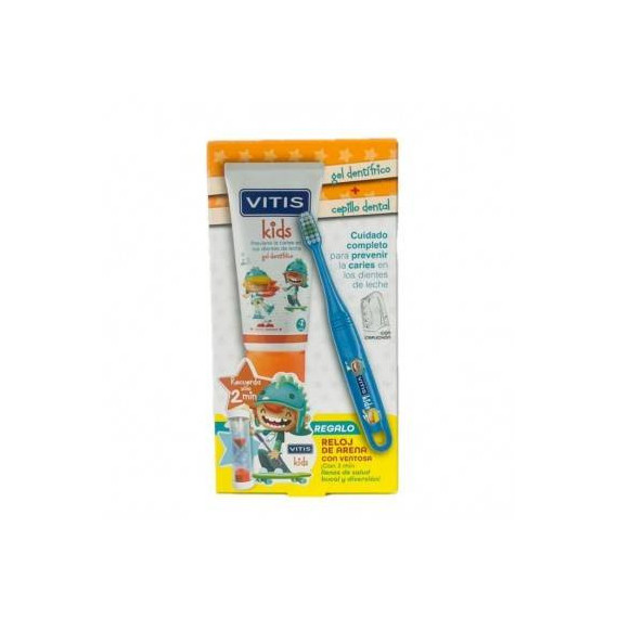 VITIS Kids Gel Dentifrico + Cepillo + Gadget 1 E