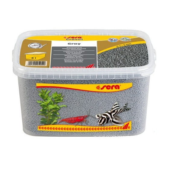 SERA Grava Gris 2-3 Mm 6 L