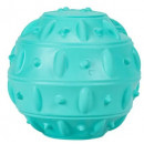 FREEDOG perro juguete pelota goma Teak fucsia 8 cm