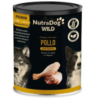 ICA Nutradog Perro Adulto Pollo con Hueso Premium Lata 400 Gr