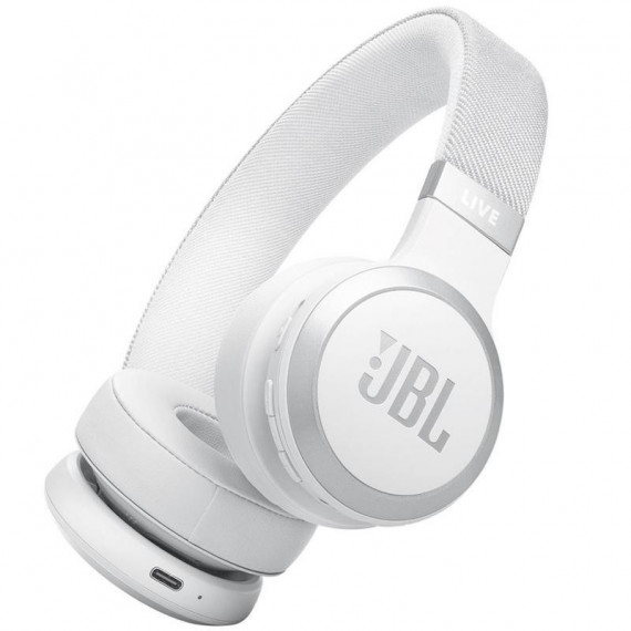 JBL Live 670NC Auriculares Inalámbricos con Cancelación de Ruido - Blanco