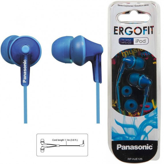 PANASONIC RP-HJE125E-A Auriculares In-ear Azules