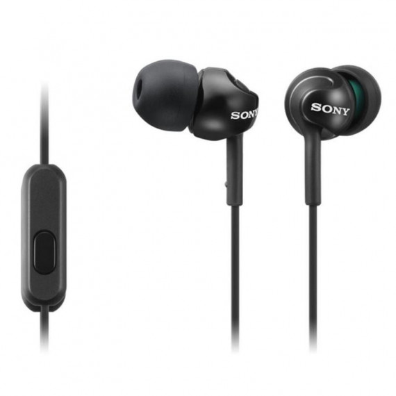 SONY MDR-EX110AP Auriculares Deportivos con Micrófono - Negro