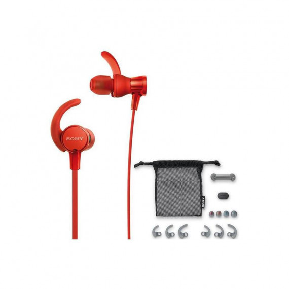 SONY MDR-XB510AS Auriculares Deportivos - Rojo