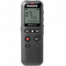 PHILIPS Voicetracer DVT1160 Grabadora de Audio Digital 8GB