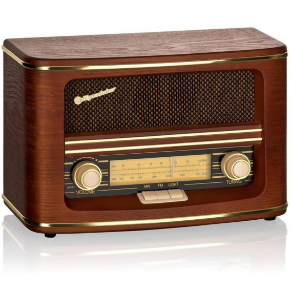 ROADSTAR HRA-1500/N Radio Am/fm Vintage de Madera