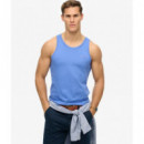 Camiseta sin Mangas con Logotipo Essential de SUPERDRY