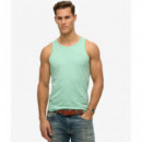 Camiseta sin Mangas con Logotipo Essential de SUPERDRY