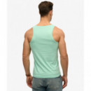 Camiseta sin Mangas con Logotipo Essential de SUPERDRY