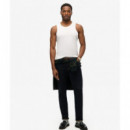 Camiseta sin Mangas con Logotipo Essential de SUPERDRY