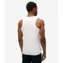 Camiseta sin Mangas con Logotipo Essential de SUPERDRY