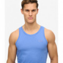 Camiseta sin Mangas con Logotipo Essential de SUPERDRY