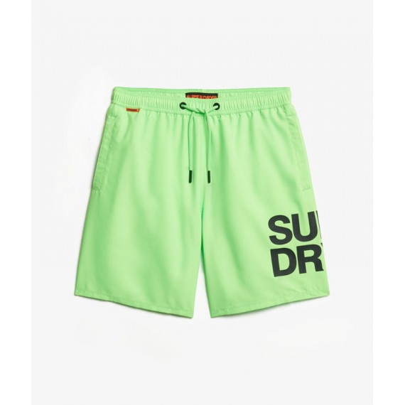 Bañador de 43,2 Cm con Logotipo Sportswear de SUPERDRY