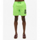 Bañador de 43,2 Cm con Logotipo Sportswear de SUPERDRY