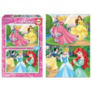 PUZZLE 2X20 PIEZAS PRINCESAS DISNEY