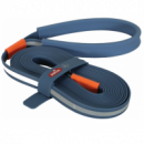 ZOLUX Perro Correa Plana Silicona Azul 10 M